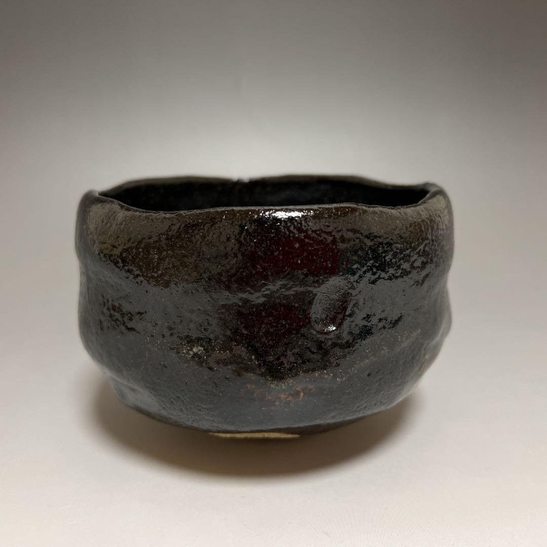 茶道具 黒楽茶碗 二代 小川長楽 造 - メルカリ