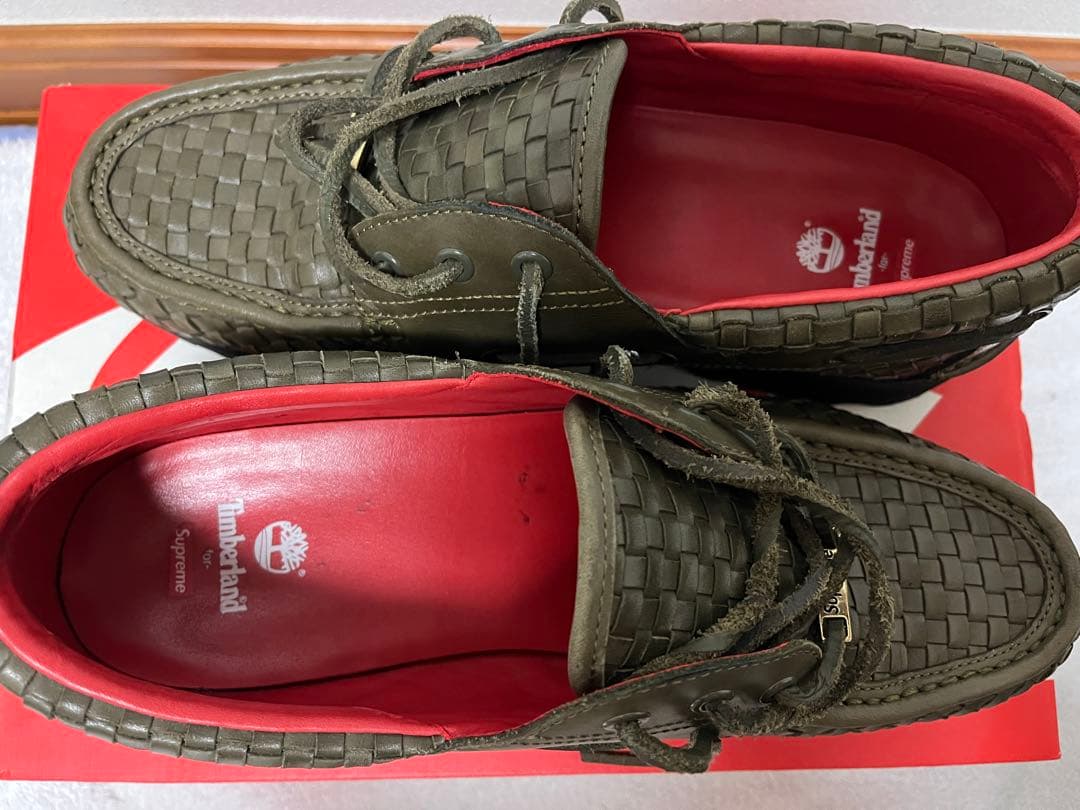 Supreme × Timberland デッキシューズ