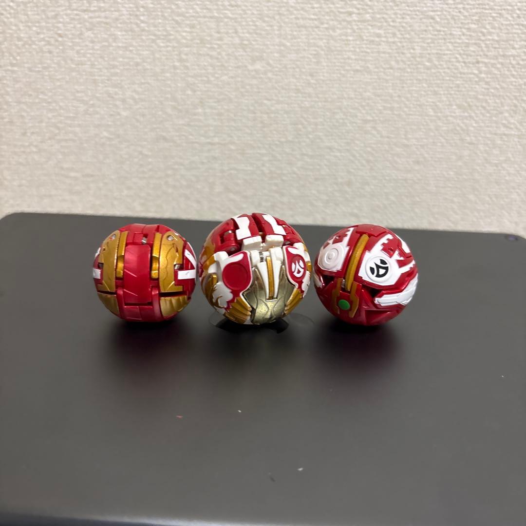 爆丸 3点セット　士ドラガオン 烈ガオウ 燕グライド リングあり