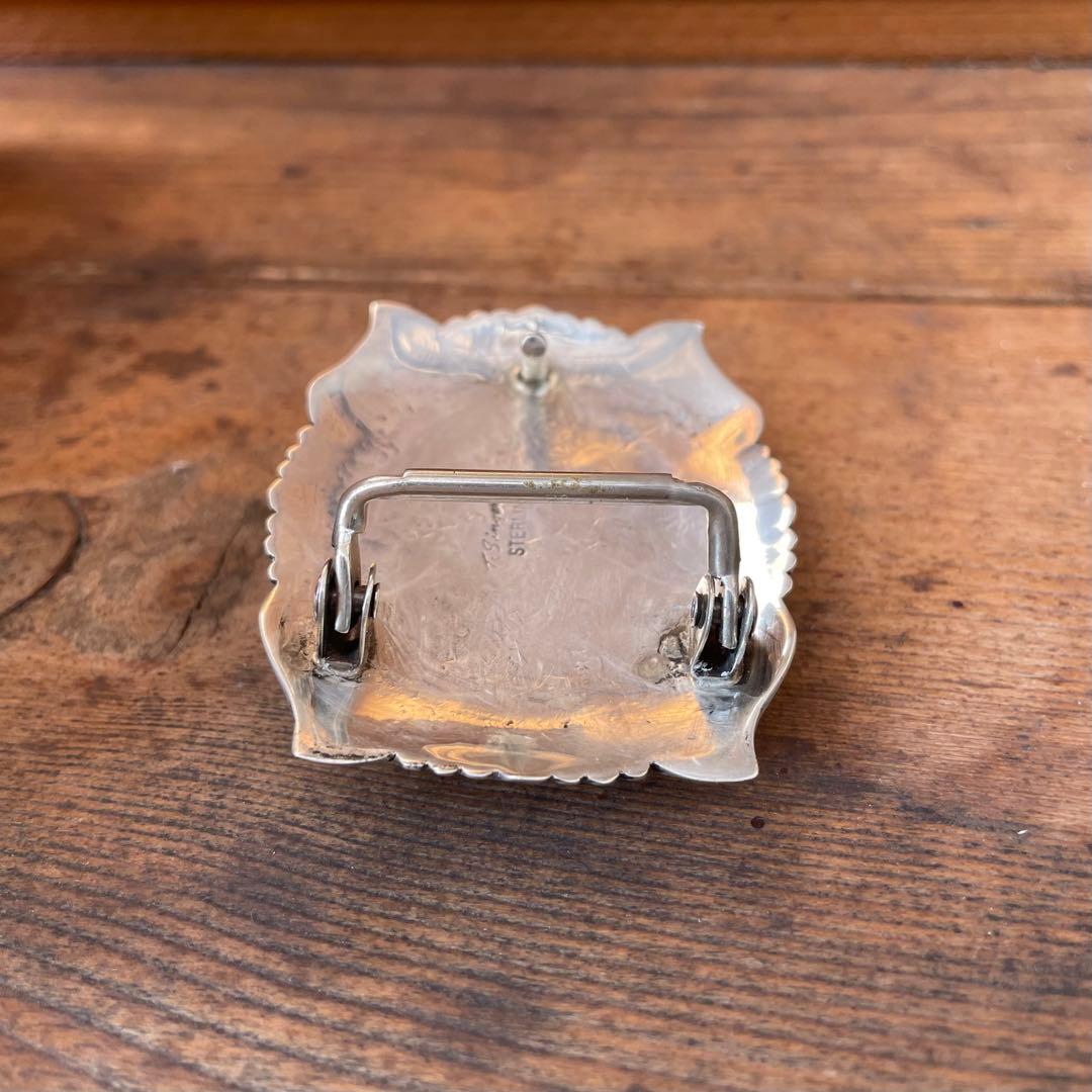 トーマスシンガー バックル ターコイズ インディアンジュエリー