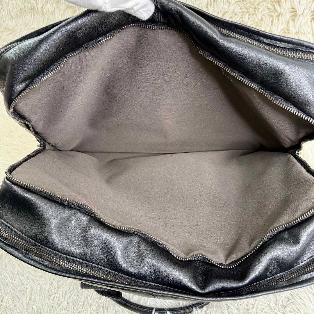 POLARE ORIGINAL 本革 ビジネスバッグ 17インチPC 黒