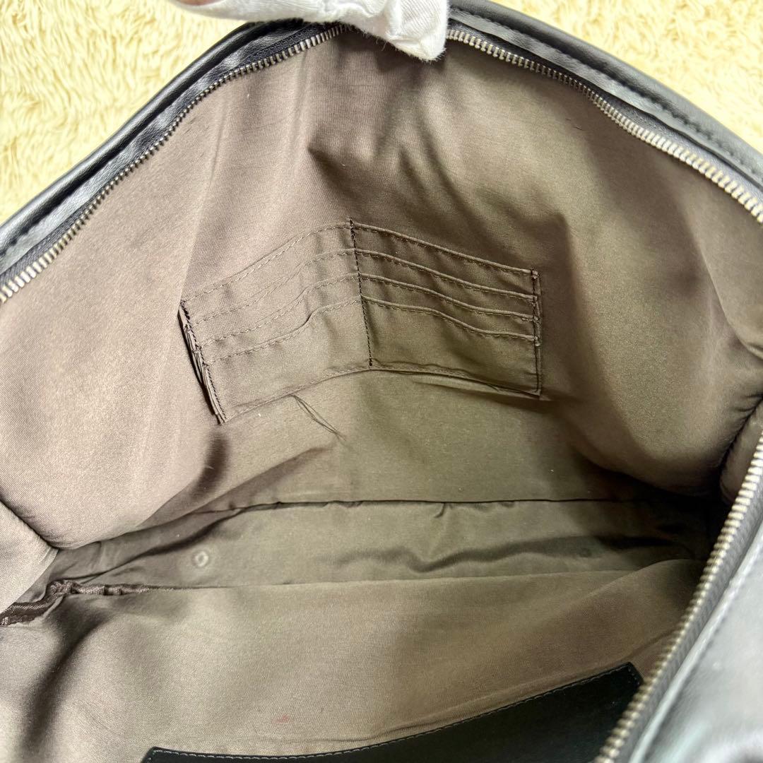 POLARE ORIGINAL 本革 ビジネスバッグ 17インチPC 黒