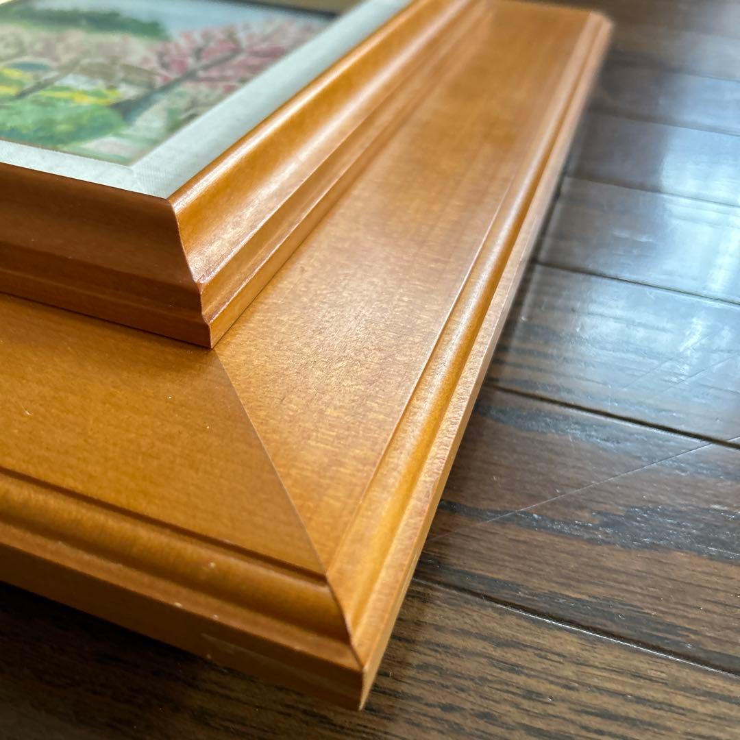 小正路喜美子　杏の里　油絵