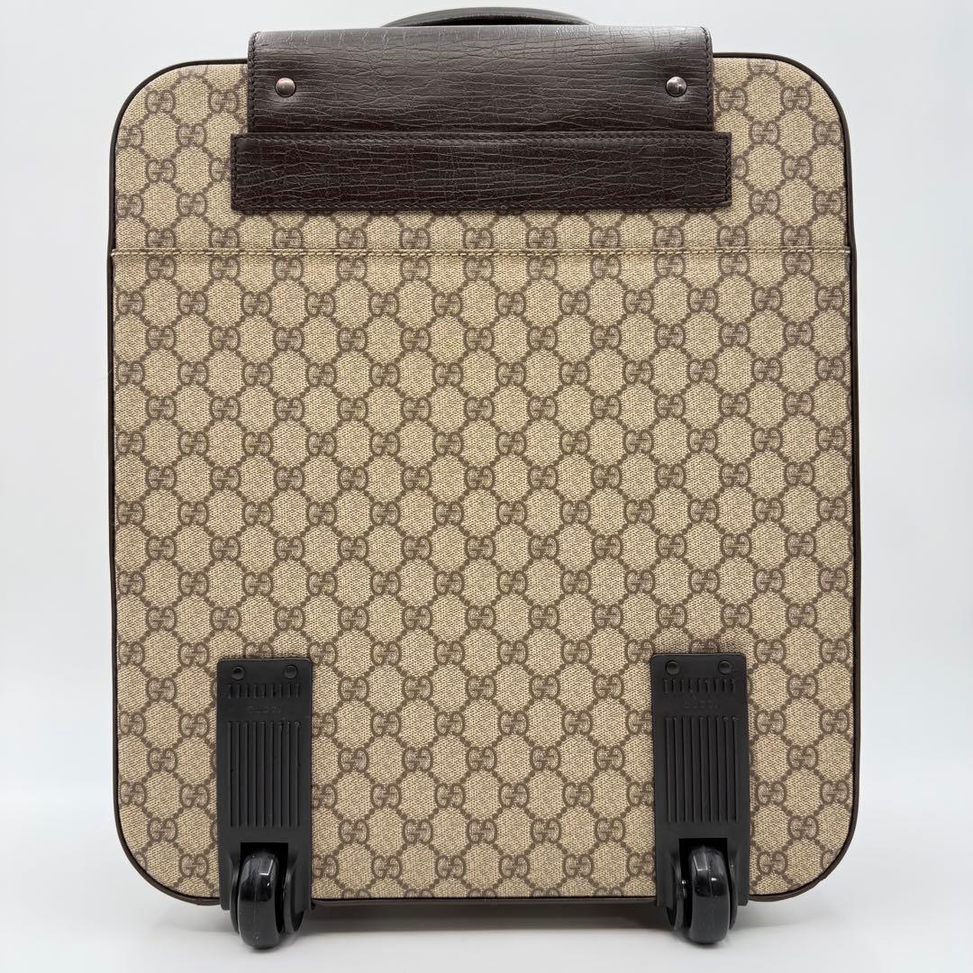 高級 美品 グッチGG シェリーライン PVC キャリーケース キャリー