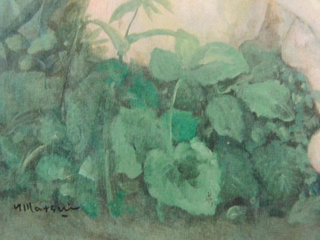 松井叔生、風韻、希少な画集より、新品高級額・額装付、状態良好