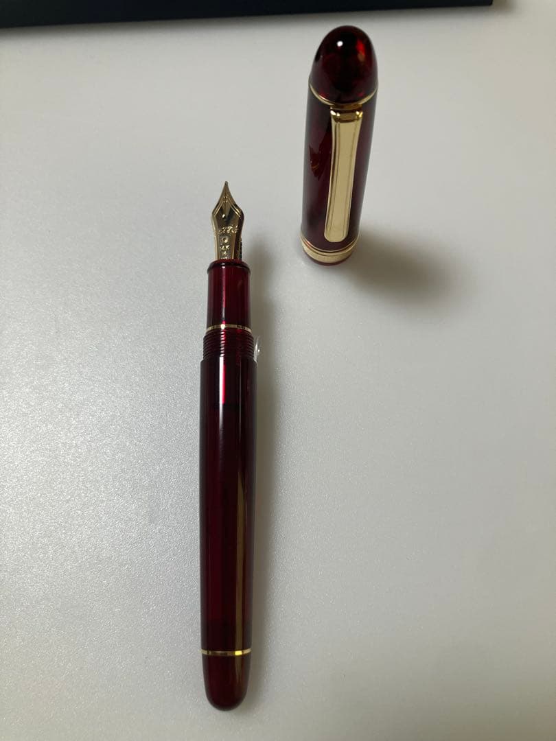 レア　PLATINAM　プラチナ万年筆 3776センチュリー ブルゴーニュ M