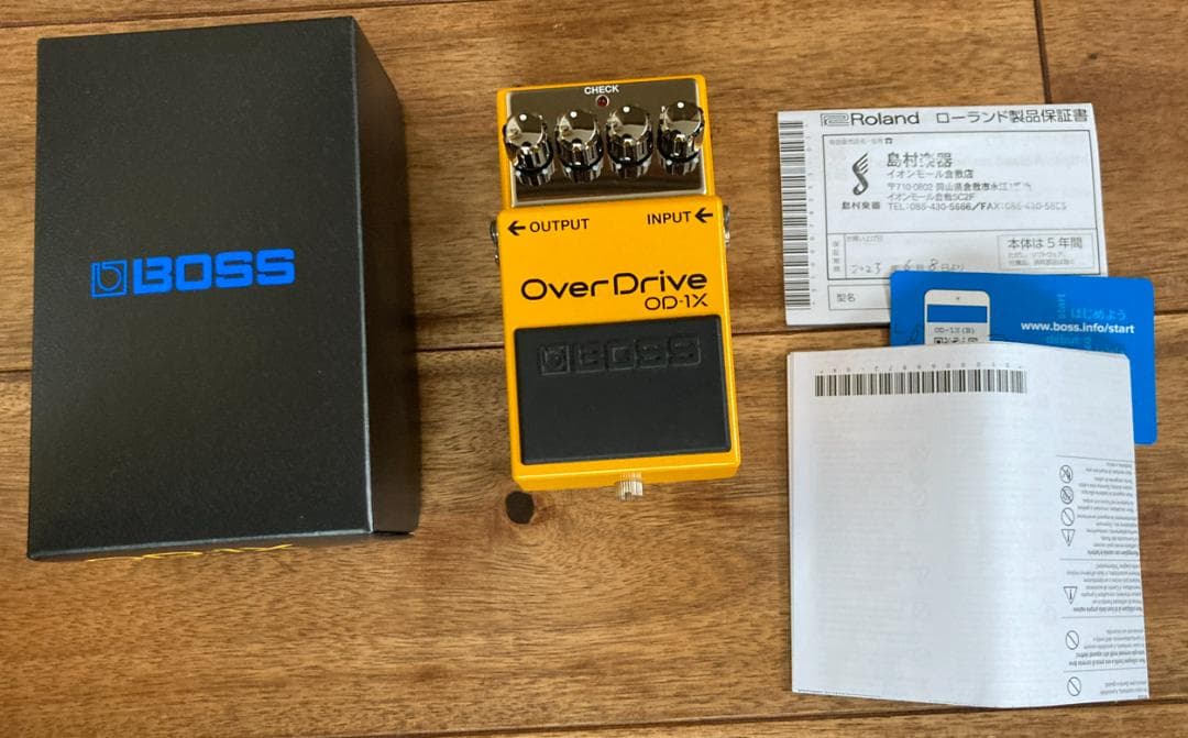 【超美品】BOSS OD-1X オーバードライブペダル レビュー】バッキングからリードまでOK！BOSS OD-1Xはマジで買って