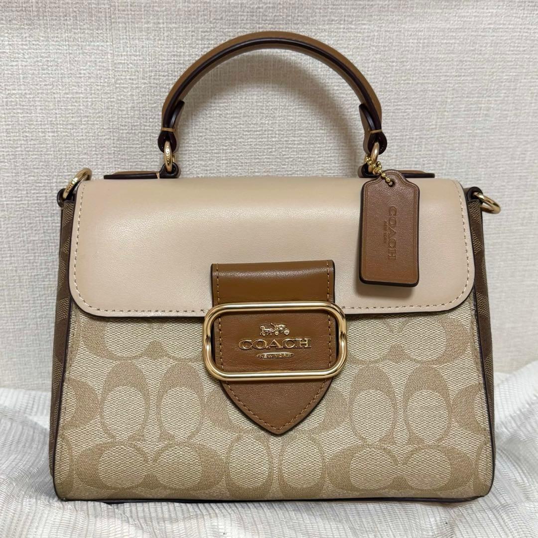 美品✨　COACH コーチ　モーガン　ショルダー　バッグ　シグネチャー