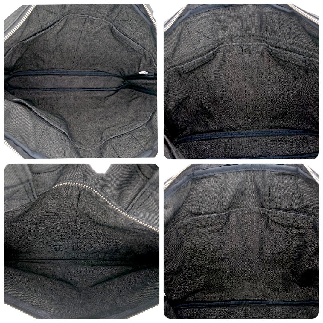 【美品】PORTER ビジネスバッグ ブリーフケース スモーキー ブラック