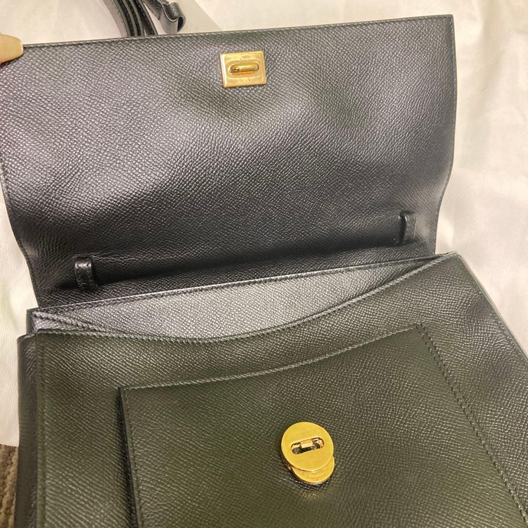 フェラガモ　2way レザー　バック