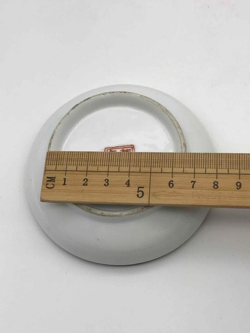 清乾隆時代 粉彩虎溪三笑文香盒 印泥合子 人物印泥盒