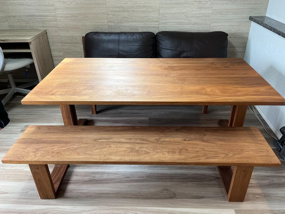 桜の木 一枚板テーブル ローテーブル レジンテーブル サイドテーブル