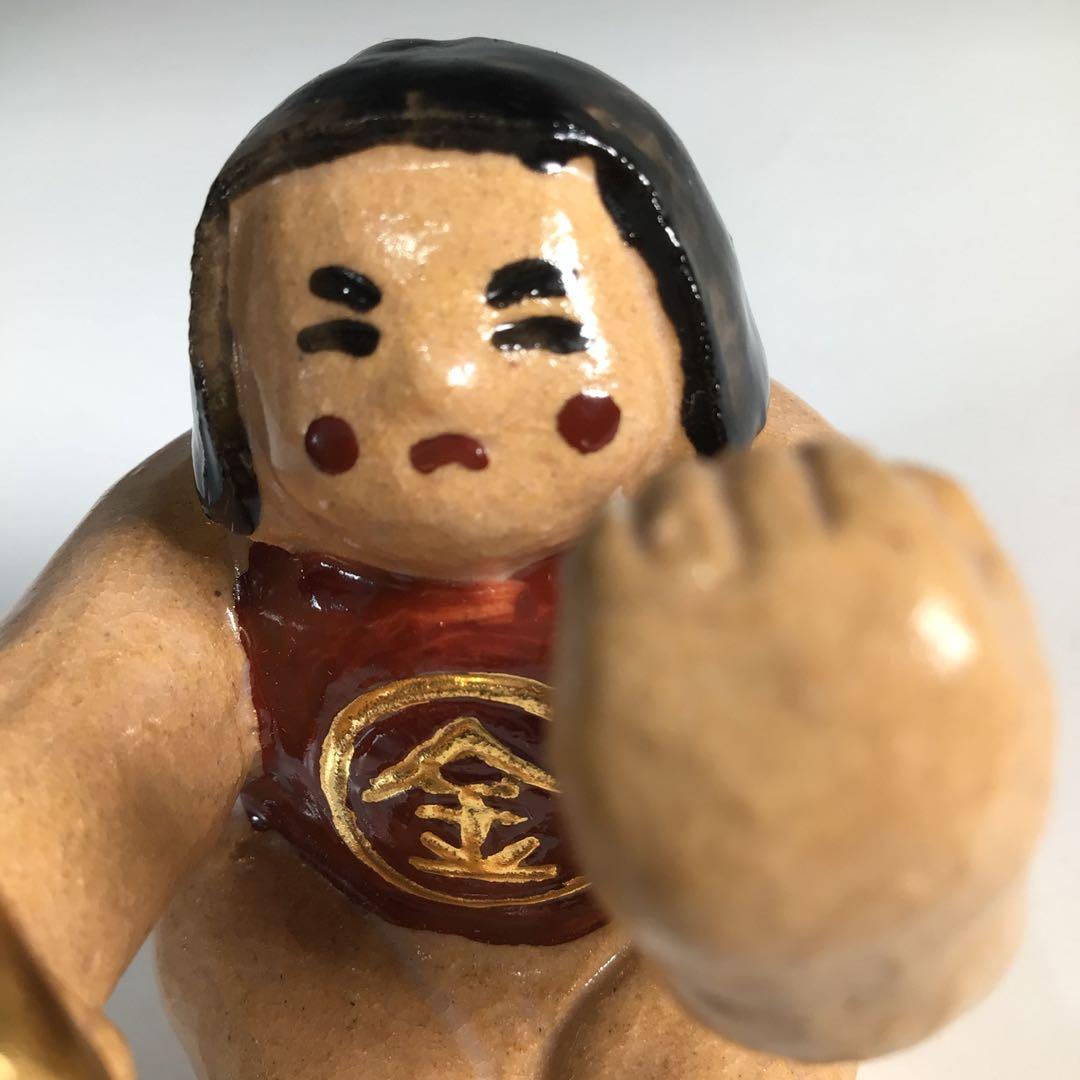 N912 蓋置 『一陶人窯 長谷川剛造』『金太郎蓋置』 共箱 茶道具