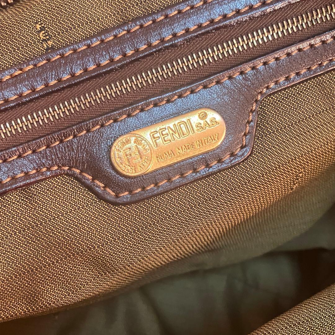 美品　FENDI ズッカ柄　2way ショルダーバッグ　フェンディ