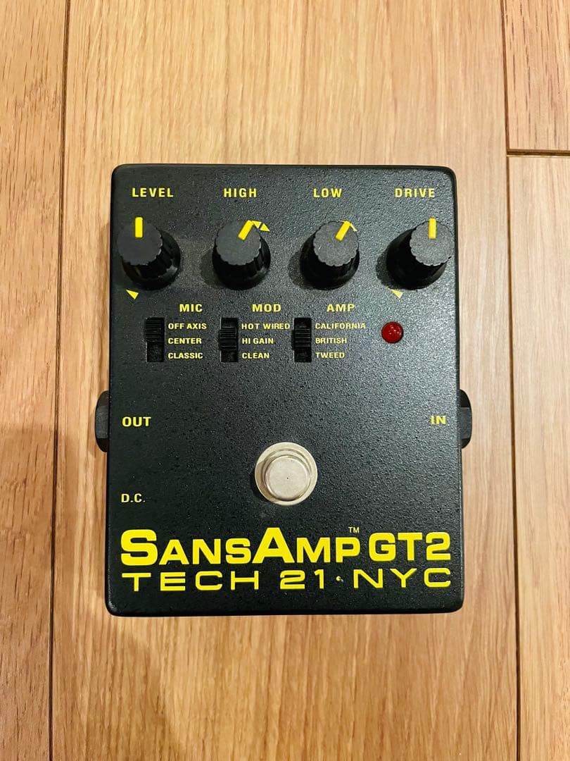 TECH 21 NYC SansAmp GT2 ギターエフェクター SansAmp GT2 サンズ