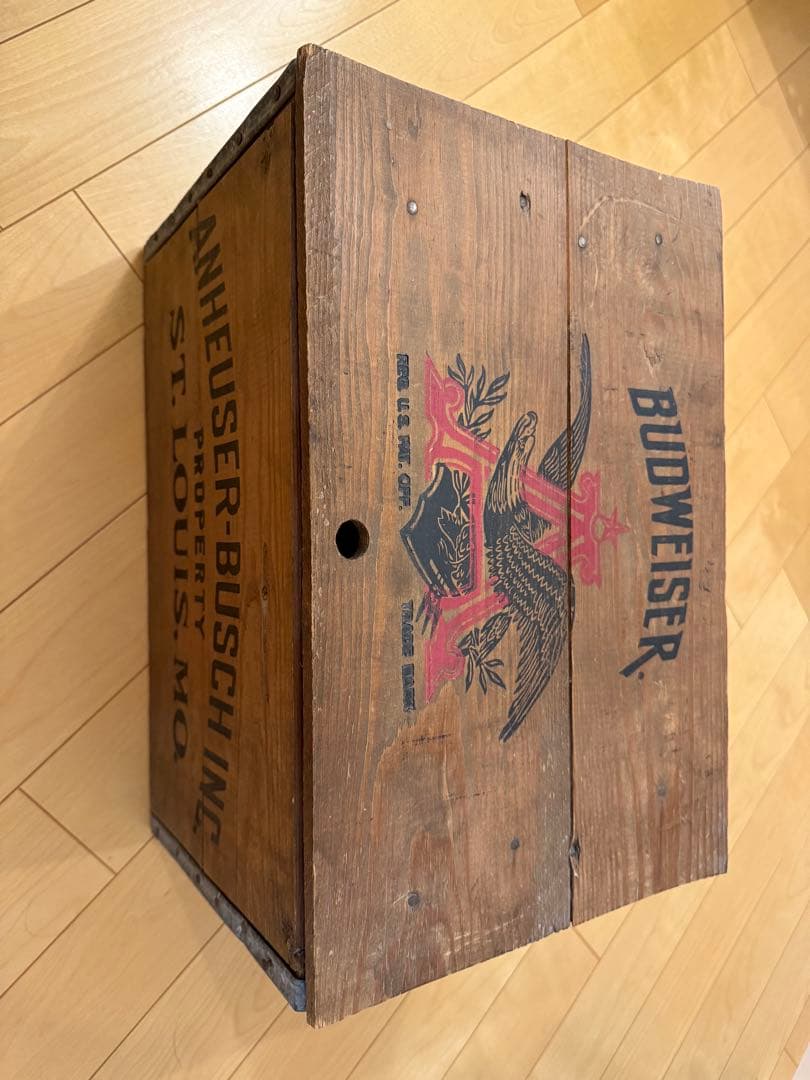 ☆Budweiser ヴィンテージ木箱 Anheuser-Busch☆