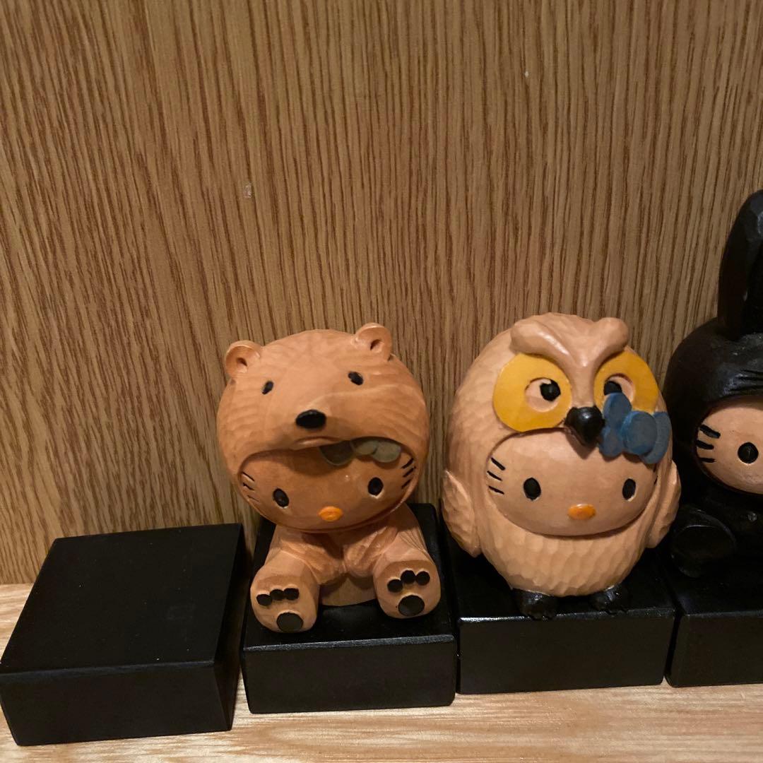 ハローキティ 木彫り 最終値下げ