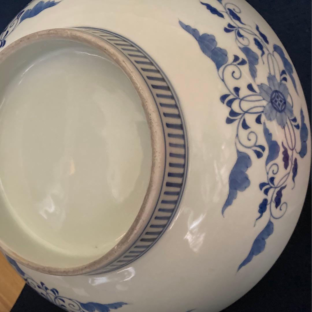 鍋島松樹紋大皿櫛高台