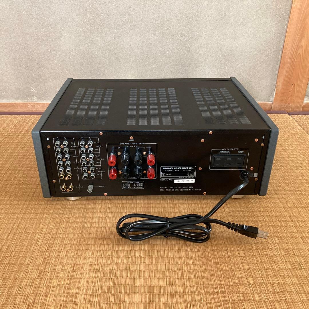 Marantz PM-80 ブラック プリメインアンプ ジャンク