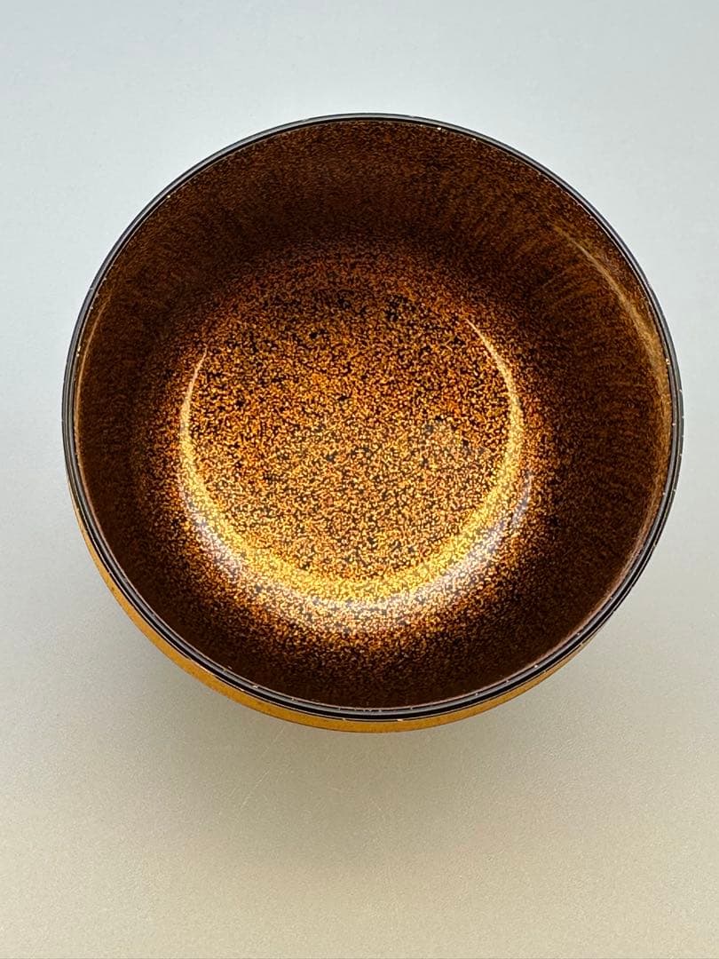 中古】讃岐後藤塗 松葉ノ画尻張棗 堀内宗完書付（共箱）USED〈税込