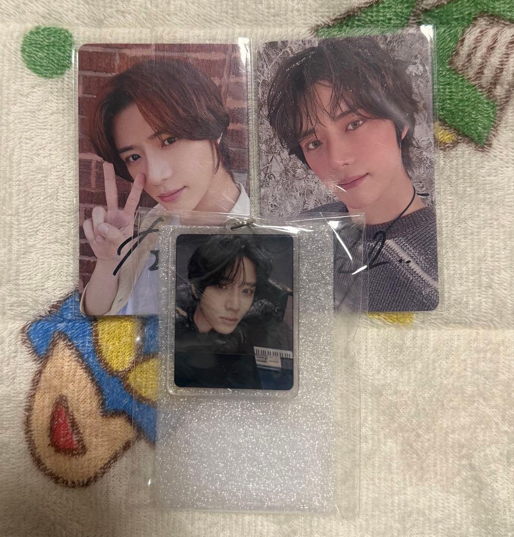 TXT ボムギュ FREEFALL 誓い 直筆サイン 当選 トレカ セット TXT ボムギュ サイン トレカ 直筆 【公式通販】