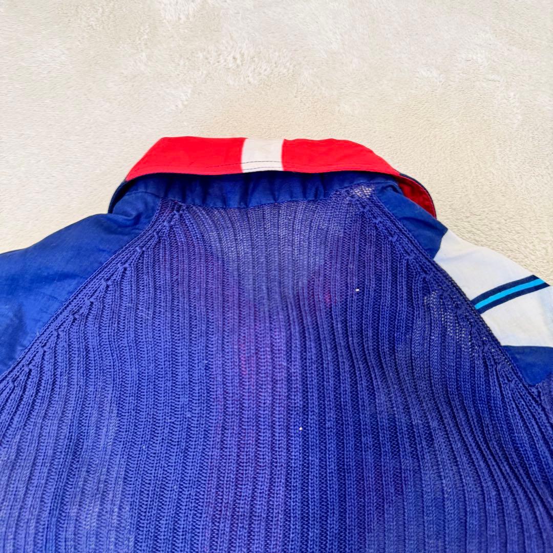 HERMES エルメス　ニット　コットン　ポロシャツ　ネイビー　サイズ38