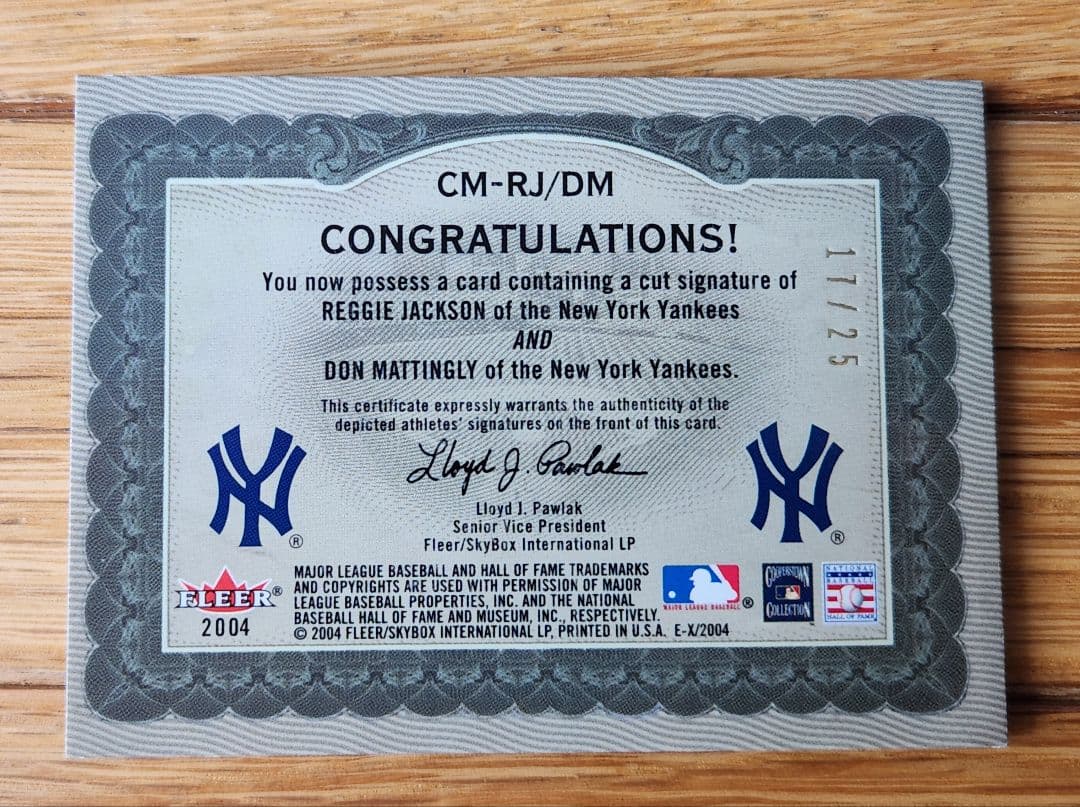 2004 FLEER EX オーセンティックオートグラフカード