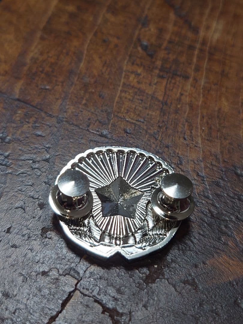 レプリカ】副署長章 次長章 メッキ 徽章 胸章 ピンバッジ - メルカリ