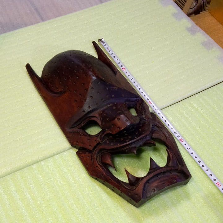 マニラ フィリピン お面 マスク 木製 木彫り 壁掛け インテリア 魔除け