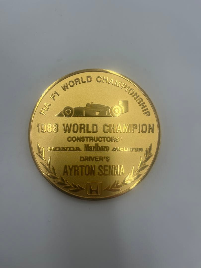 アイルトン・セナ 1988年 F1 世界選手権 優勝メダル