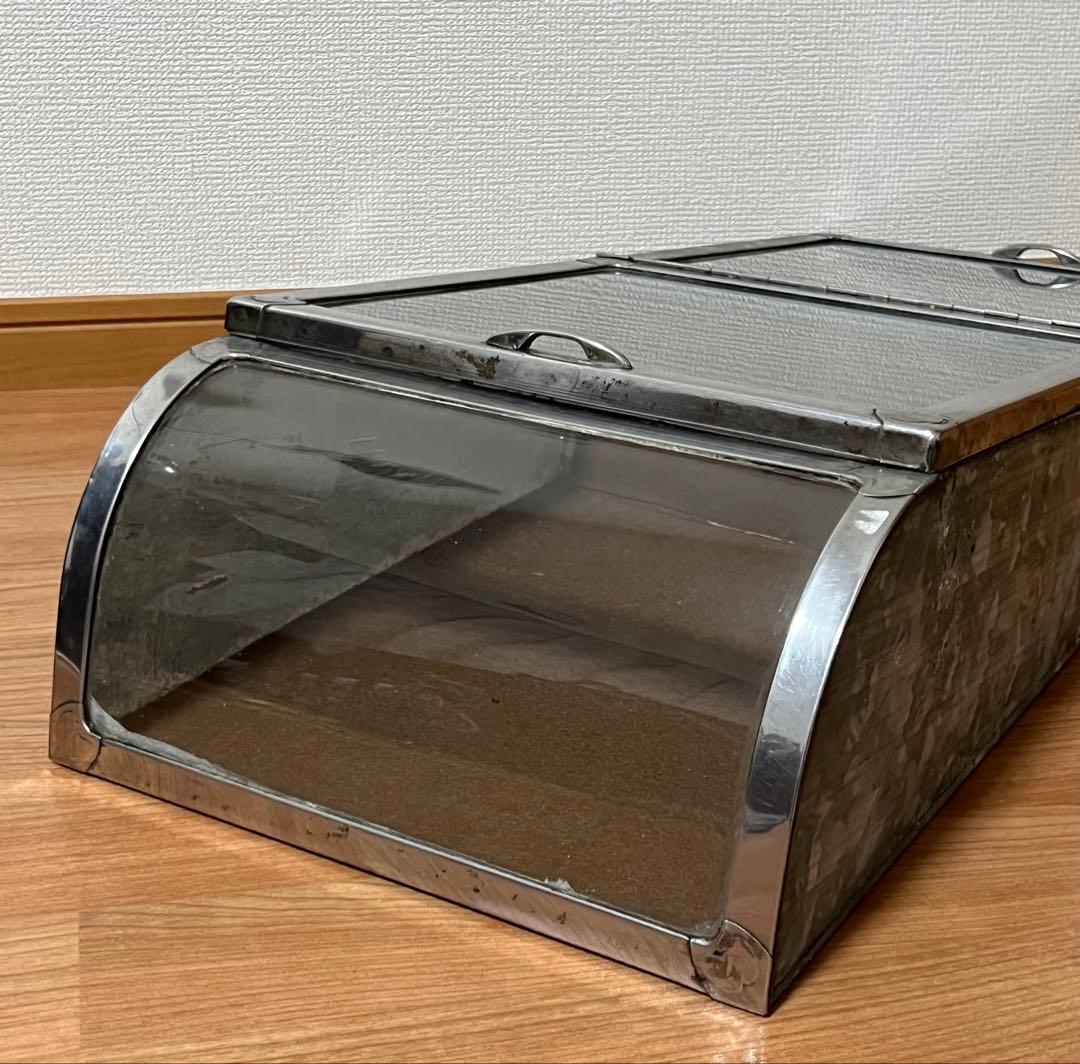 【1月限定価格】昭和レトロ　ブリキ製ショーケース（2枚扉、取り外し可能） 完全出し子 昭和レトロ 駄菓子 ショーケース 高品質 ヴィンテージ 出し