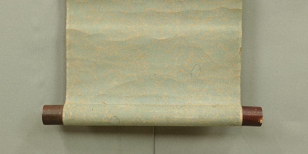 横山雪堂 書道家 \"蘭図\" 幽谷有君子 掛軸 肉筆 書