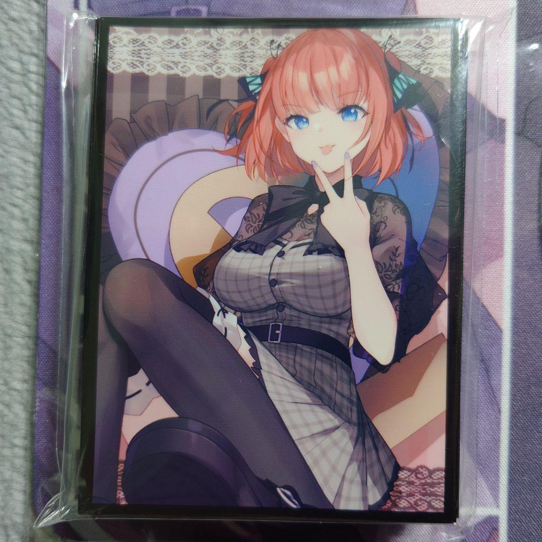 α1 五等分の花嫁 クッション&マニキュア 中野二乃 スリーブ&プレイマット