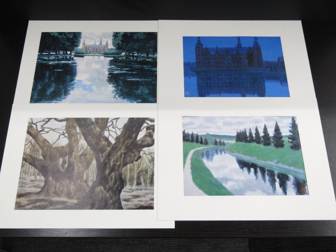 東山魁夷自選習作集 『北欧旅想』 日本経済新聞社 20枚セット