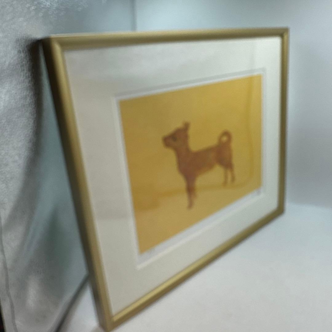 上村淳之　十二支シリーズ戌オリジナルリトグラフ