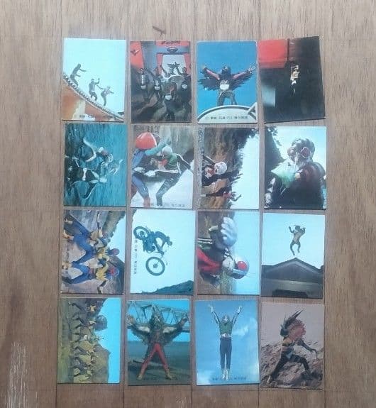 フェニキア人昭和 旧カルビー仮面ライダー カード 16枚セット①〜⑩セット