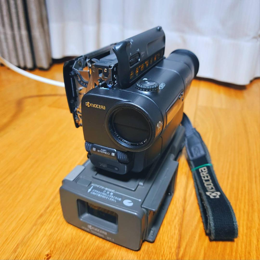 【動作確認済】希少 高画質 Hi8 SONY 京セラ ビデオカメラ セット