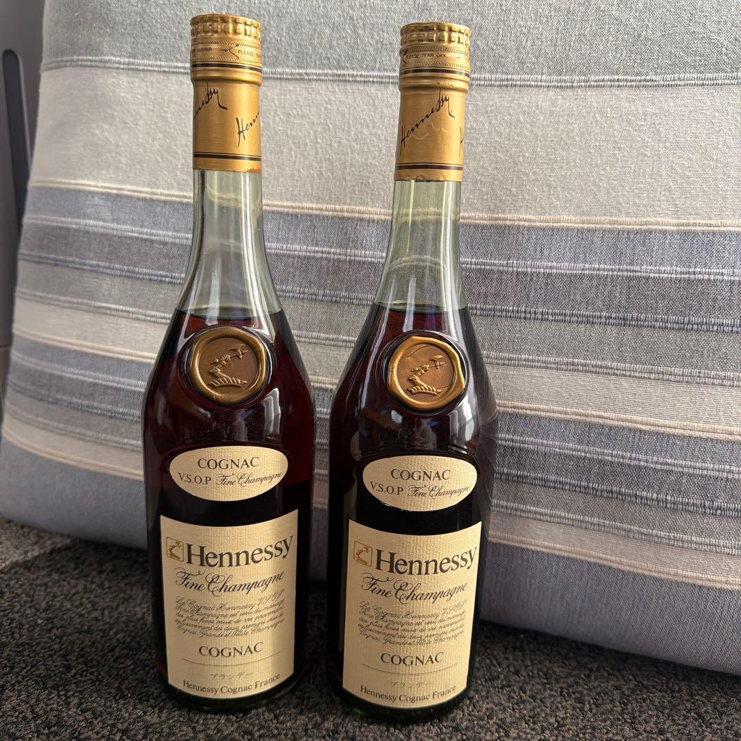 ヘネシー Hennessy VSOP 2本セット 未開封 ラベル綺麗 箱無し - メルカリ