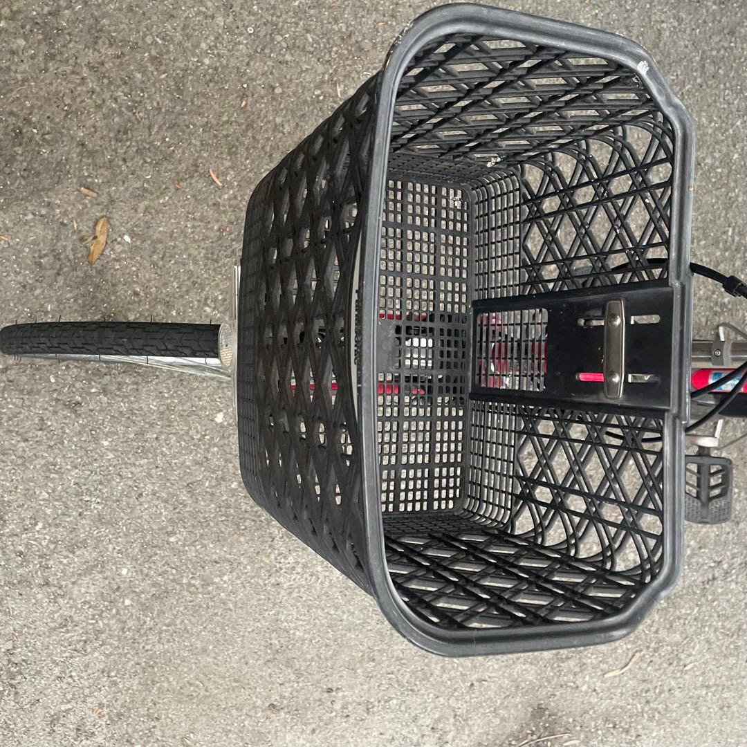 Panasonic 電動アシスト自転車　バッテリー良好　赤