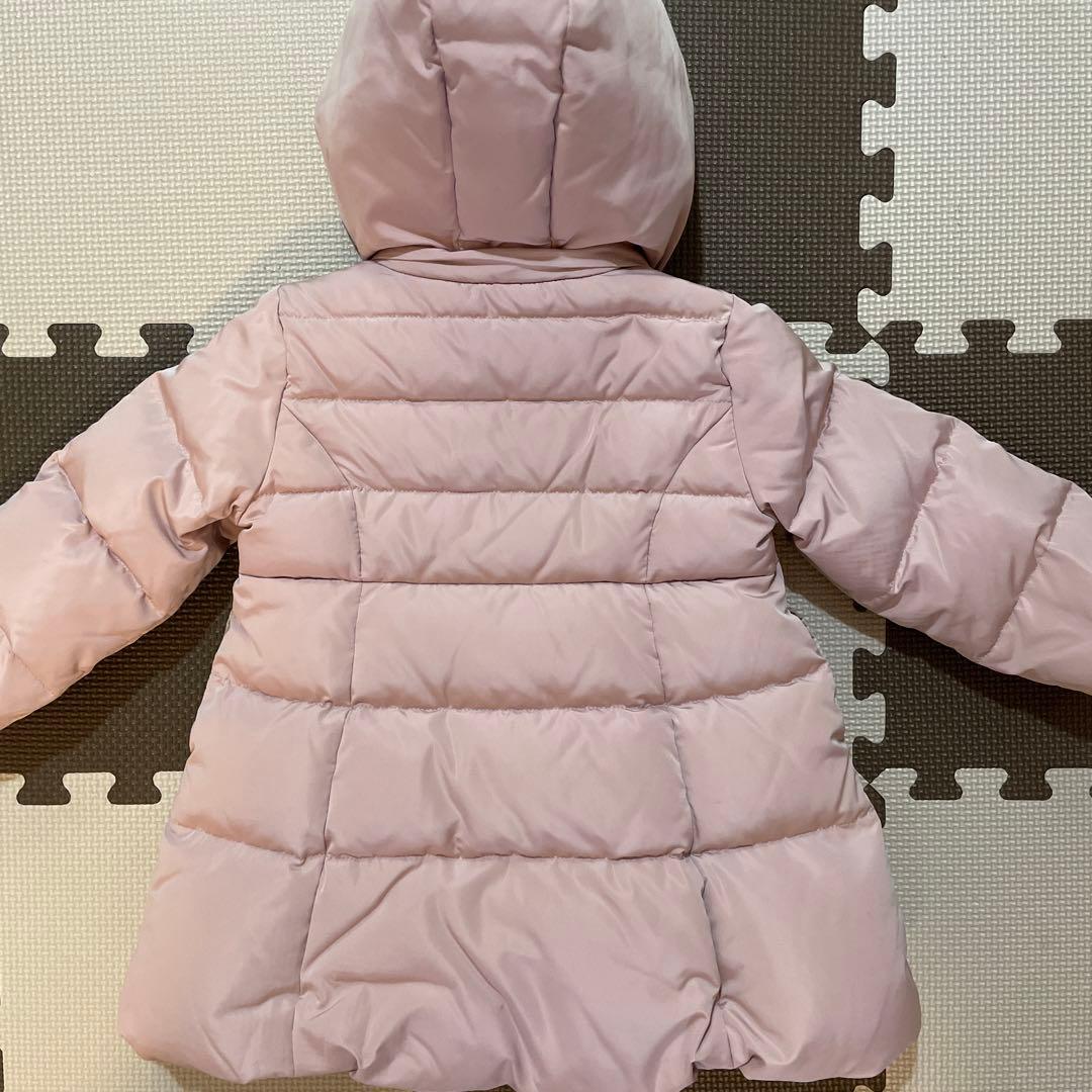 【美品】センスオブワンダー　ピンク フリル リボン付きアウター　ダウンコート90