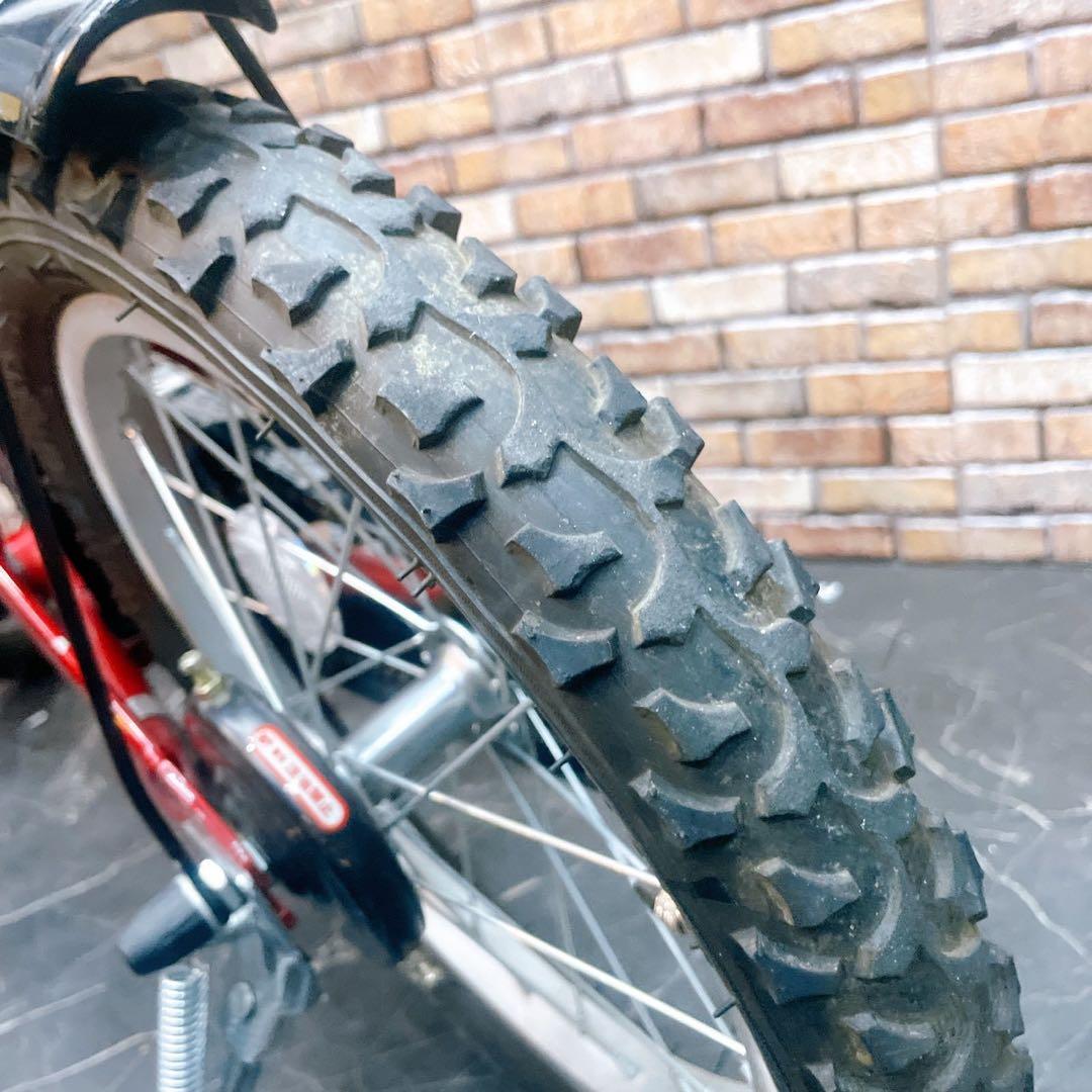 33】引き取り価格 子供車 Jeep レッド 16インチ シングル