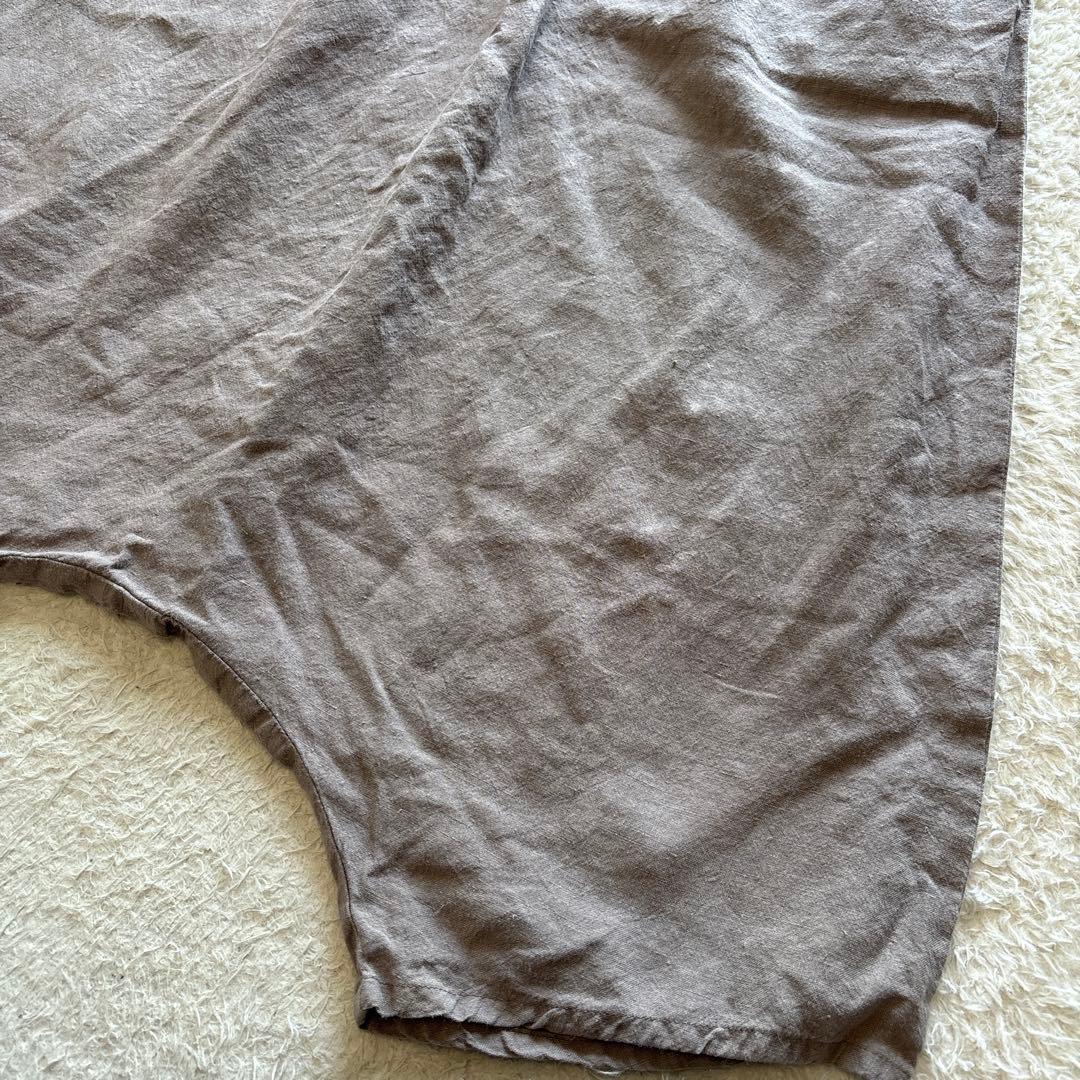 美品　中川政七商店　麻のサルエルパンツ　日本製