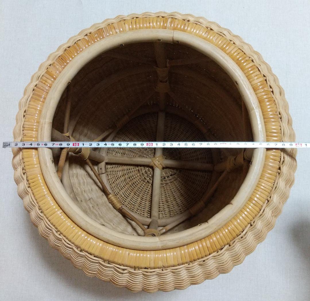 ラタン スツール 円筒形 チェア