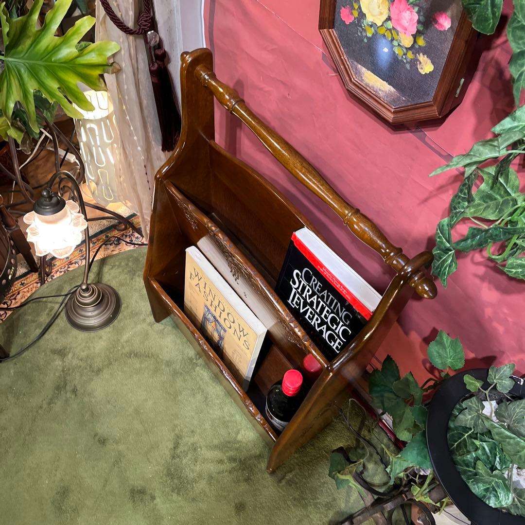 希少 美品 アンティークPT 吉川 葡萄園 カービング2段ラック棚 - メルカリ