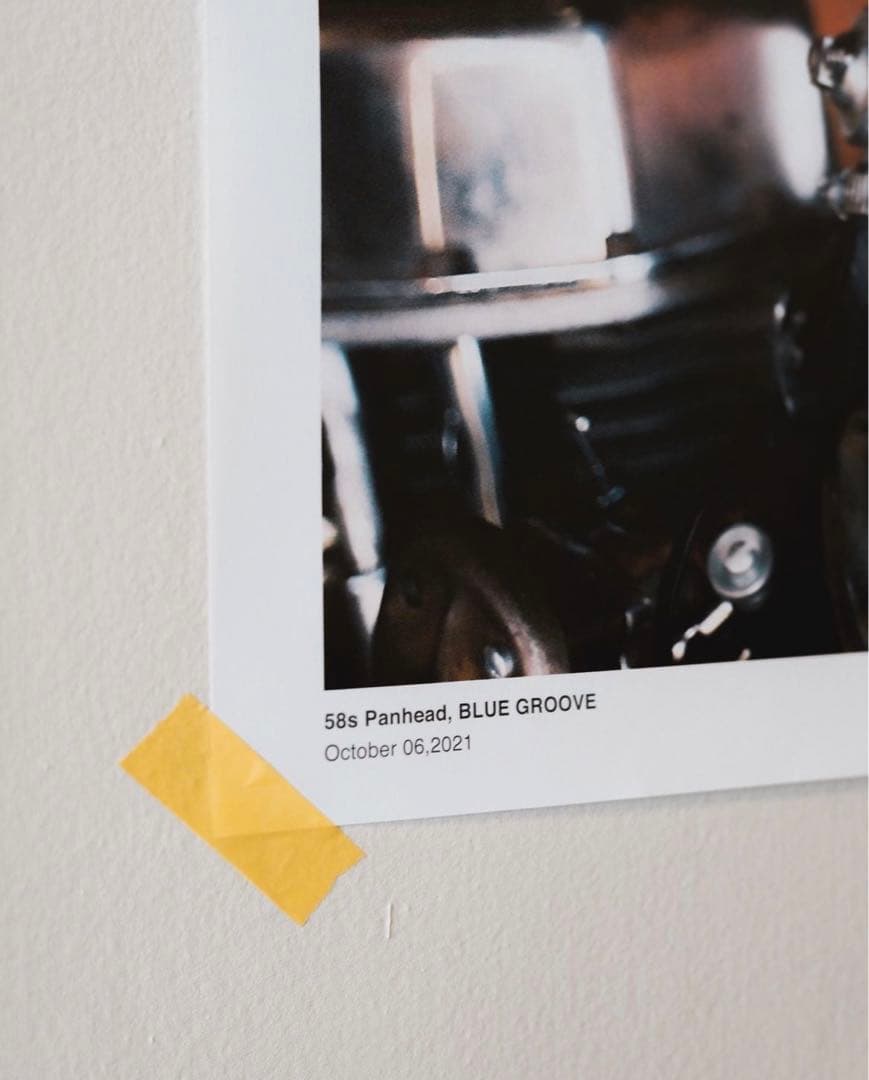 タトゥースタジオヤマダ ハーレーダビッドソン パンヘッドポスター