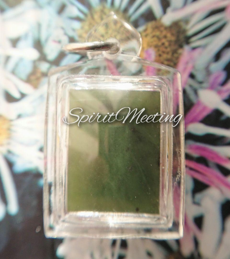 瞑想と翡翠の父 翡翠の仏陀お守り D プラクルアン 霊石 パワーストーン