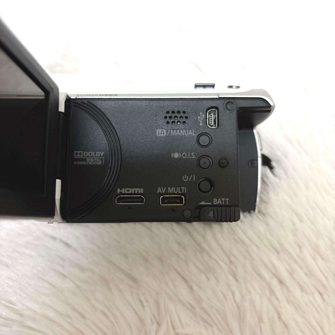 【美品】Panasonic HDC-TM45 ホワイト VW-ACK180