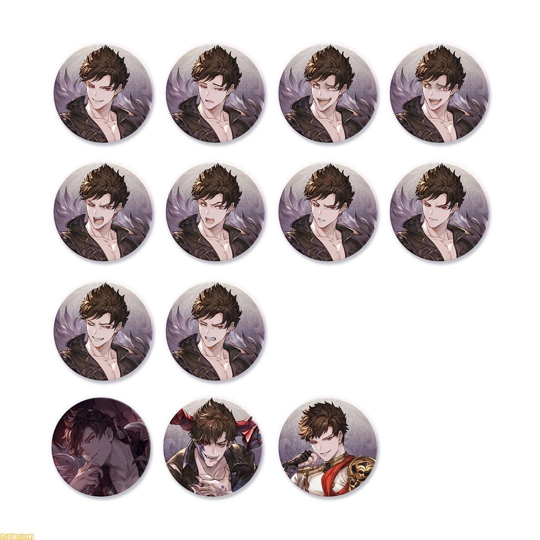 グラブル ベリアル 表情差分缶バッジ コンプリートセット