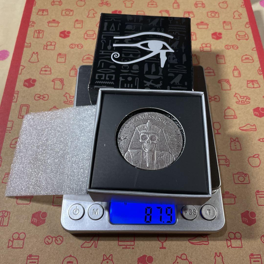 純銀チャド ラムセス2世 エジプト銀貨 インゴット