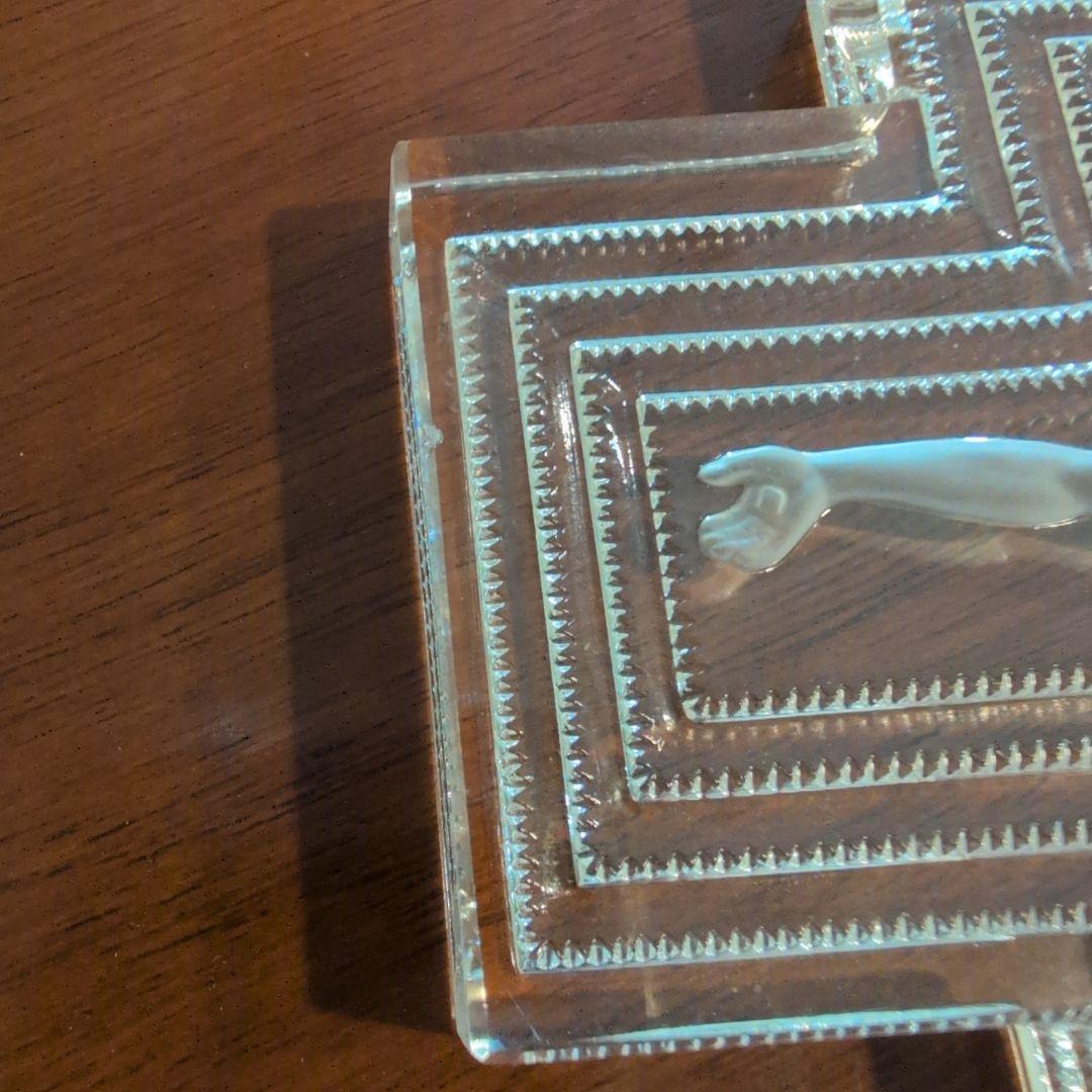 ラリック ガラス 十字架 キリスト像 - メルカリ